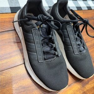 Adidas Women's Black and White Athletic Shoes